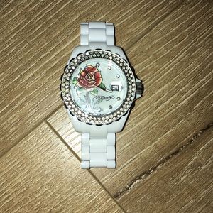 Ed Hardy white watch